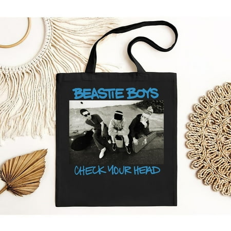 vintage Beastie Boys Men s Check Your Head Slim Fit Tote Bag Black-TH23483
