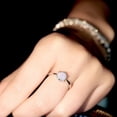 thumbnail image 3 of Fiudx Joyería de Moda para Mujer con Ópalo, Relleno de Seis Garras para Compromiso y Boda., 3 of 4