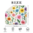 thumbnail image 4 of Pioneer Flower Floral Print Pattern Dish Drying Mat for Kitchen 1 Pack, Ultra Absorbent Microfiber Dishes Drainer Mats,16"x18", 4 of 6