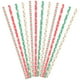 thumbnail image 4 of ColoMX Pajitas de beber para fiestas temáticas navideñas 200pcs Suministros para fiestas Paja desechable, 4 of 8