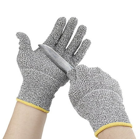 

Cheers.US 1Pair Safe Cut Resistant Gloves Food Grade Protection for Kitchen Anti-slip Fine Workmanship High Strength Anti-Puncture Arm Gloves for Industry
