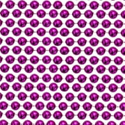 48" 16mm Round Metallic Hot Pink Mardi Gras Beads