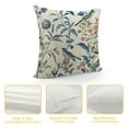 thumbnail image 4 of JEUXUS  Navy Blue Floral Pillow Covers Watercolor Flower Bird Decorative Throw Pillows Outdoor Blue and White Spring Square Cushion Cover for Home Couch Sofa Bedding,, 4 of 5