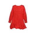 thumbnail image 2 of Vestido ajustado y acampanado bar III para mujer rojo, 2 of 2