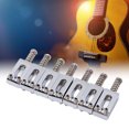 thumbnail image 3 of Electric Guitar Bridge Saddle, Easy Installation Durable Metal Bridge Saddle Portable  for Replacement, 3 of 8