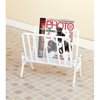 Neu Home Devant Magazine Rack, White