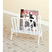 Neu Home Devant Magazine Rack, White