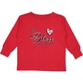thumbnail image 3 of Inktastic Well Bless your Heart with Floral Print Boys or Girls Long Sleeve Toddler T-Shirt, 3 of 5