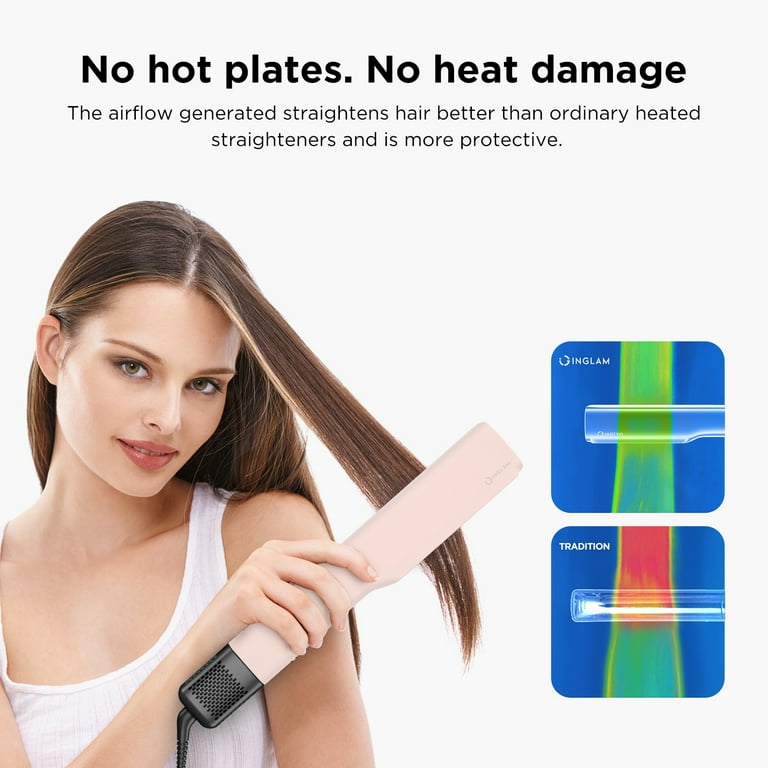 Flat Iron Best Curling Iron For Dry Damaged Hair Air Straightener