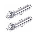 thumbnail image 4 of Cuchara para helado en forma de bola, cuchara antiadherente de Metal de aluminio para servir Catering, 3 uds., 4 of 5