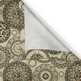 thumbnail image 6 of Ambesonne Animal Print Grommet Curtain, Savannah Theme Circles, 50" x 54", Beige and Brown, 6 of 6