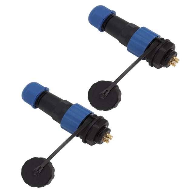 SD16 Plugs And Sockets, SD16 IP68 Waterproof Connector High Strength G3/8 Thread Solid Contact Pin For Instrumentation SD16 2Pin Rear Nut,SD16 3Pin Rear Nut,SD16 4Pin Rear