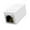 White, variant on Yammee RJ11 6P6C 6P4C 6P2C Inline Coupler Modulars Female to Female Straight Telephone Extension Cable Cord Coupler Adapter
