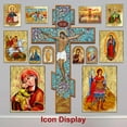 thumbnail image 6 of G. Debrekht 88491 Guardian Angel Dove Filigree Wooden Cross by Museum Icons - Inspirational Icon Decor, 6 of 7