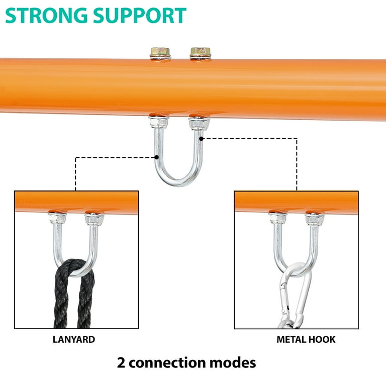 としちゃん 安全窓Prf Reng(S1) ZenSports Heavy-Duty Steel A-Frame Swing Stand Set for Kids