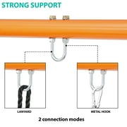 ZenSports Kids Outdoor A-Frame Swing Stand Set, Large Frame Heavy Duty Steel All-Weather, Backyard Fun