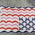 thumbnail image 7 of Door Mat Clearance 4th of July Door Mat Red White Blue Star and Block Welcome Mats for Independence Day Home Porch Garage Farmhouse Decor, 7 of 7