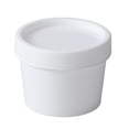 thumbnail image 3 of Mini Empty Jar Pot Plastic Cosmetic Makeup Face Cream Container with Inner Lid 100g (White), 3 of 8