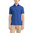 thumbnail image 1 of Polo Tommy Hilfiger de manga corta de algodón piqué azul M, 1 of 7