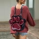 thumbnail image 5 of Mochila cruzada de gran capacidad con pata – Estampado animal adorable, correa ajustable, material resistente al agua, bolso de hombro ligero para viajar, regalo negro y elegante, 5 of 5
