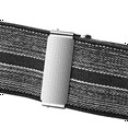 thumbnail image 4 of Buyless Fashion Suspenders for Men - 48" Elastic Adjustable Straps 1 1/4" - X Back with Metal Hooks - 5135-Heather-Gray, 4 of 6