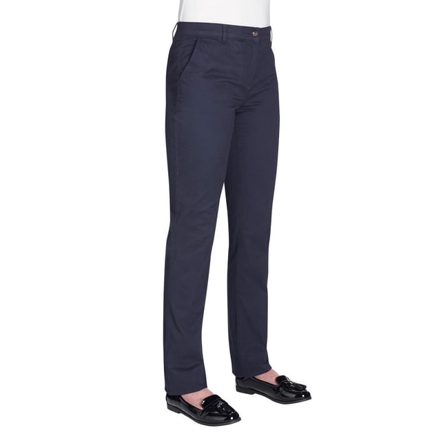 Brook Taverner - Pantalón chino slim de uniforme Houoston para chica mujer (Marino) Brook Taverner UTPC3391_navy