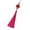 Rose Red, variant on WINDLAND Handcraft Han Fu Pendant With Vibranting Flower Tassels Portable for Enhancing Cultural Outfits and Special Occasions