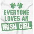 thumbnail image 2 of Cute Saint Patrick's Day Irish Girl Zip Hoodie Sweatshirt Women Brisco Brands X, 2 of 6