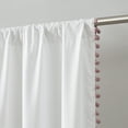 thumbnail image 2 of Hopscotch Kids' Meg 2-Piece Pink Solid Color Room Darkening Curtain Set, 38" x 63", 2 of 5