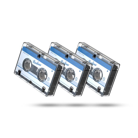 Microcintas de casete Reshow Dictating MC-60, 60 minutos, paquete de 3