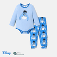 thumbnail image 1 of Disney Disney Winnie the Pooh Conjunto de mono de mangas largas con estampa de personaje y pantalones Naia™ para bebé (niña/niño) de 2 piezas, 1 of 3