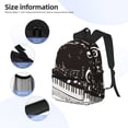 thumbnail image 3 of Easygdp Piano Keys With Musical Notes Mochila Casual para Portátil, Mochila para Escuela, Viajes, Negocios, 3 of 6