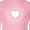 thumbnail image 4 of Inktastic Heart Valentine Day Girls Long Sleeve Youth T-Shirt, 4 of 5