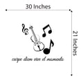 thumbnail image 4 of Spanish Wall Decals for Boys Bedroom - Carpe diem vive el momento Moments Quote in Spanish Home Wall Sticker - Size: 30 In x 21 In, 4 of 5