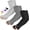 Gray, variant on Arm Sleeves for Men Women Upf 50 Compression Arm Sleeve for UV Blocking Protection