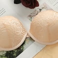 thumbnail image 4 of Dealovy Bras for Women Underwire Lace Full Coverage Bralettes Comfortable Padded Push-Up Everyday Bras, 4 of 7