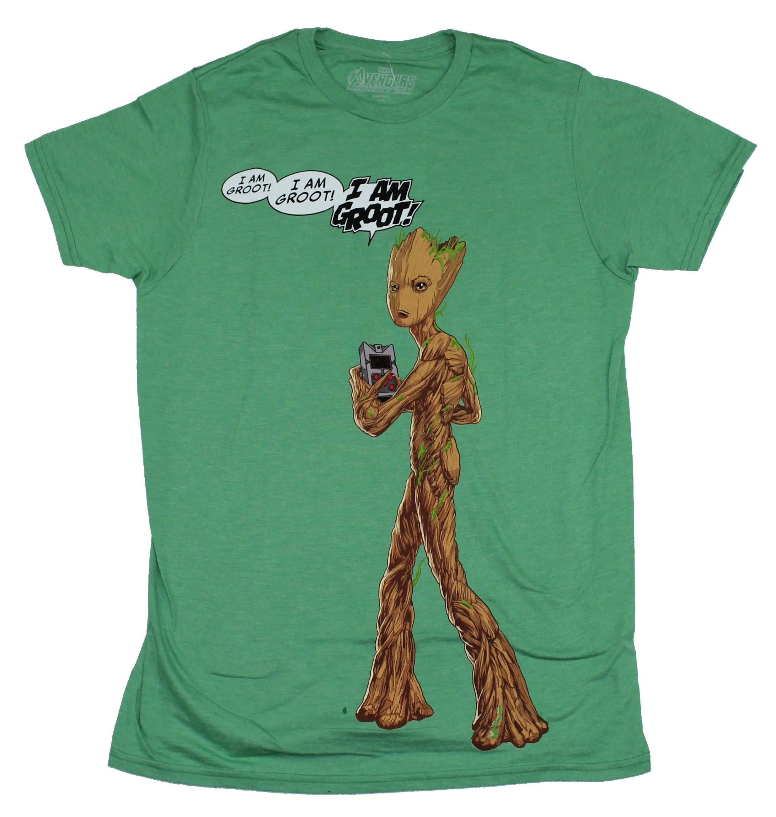 DJ Groot Guardians Of The Galaxy Adults T-Shirt Clearance Product 