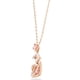 thumbnail image 3 of Cisne deslumbrante, cristal rosa, collar de mujer, collar de clavícula, 3 of 5