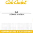 thumbnail image 5 of CUB CADET KM-92055-7016 O Ring RZT SZ Tank 48 50 54 60 S L S7237 S6031 M72 M60, 5 of 8