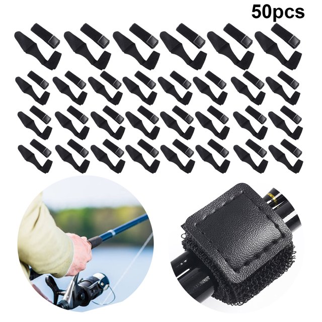 Fijación Caña Pescar Funda Protectora para Caña Pescar Fijación Caña Alta Elasticidad Aparejos Pesca Y Accesorios Pesca (negro)