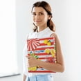 thumbnail image 6 of FORMRS 3 Ring Binder with Pockets 1.5" D-Rings Clip Board 200 Sheets Capacity, Striped Lemon, 6 of 8