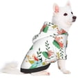 thumbnail image 2 of Haiem Pretty Floral With Leaves for Winter Dog Hoodie Sweatshirts with Pockets Warm Dog Clothes for Small Dogs Chihuahua-Medium, 2 of 7