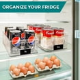 thumbnail image 5 of GoodQually Pantry Organizer Clear Storage Bins 4 Pack Clear Pantry Storage Containers – Kitchen Organizer Bins & Pantry Storage Fridge Organizers, Pantry Organization and Storage Bins, 5 of 8