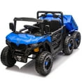 thumbnail image 3 of Ambifirner 24V 2 Seater Ride on Dump Truck, 400W 6-Wheel Ride on Toys for Big Kids with Remote Control, Ride on UTV Car with Electric Dump Bed, LED Lights & Music - Ages 3+, 3 of 9