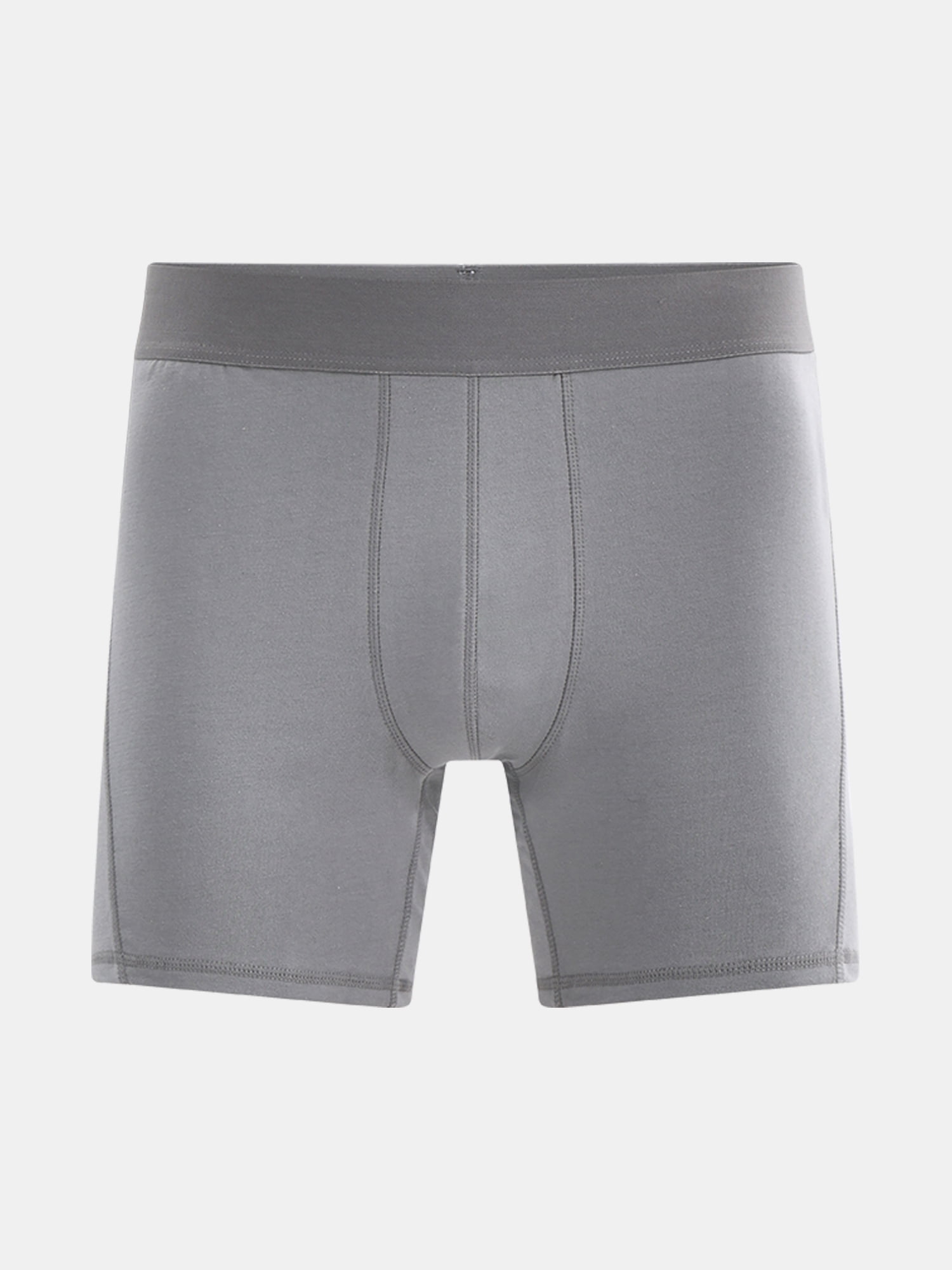 No Boundaries Flat Grey Boxer Briefs, 3-Pack, Men's