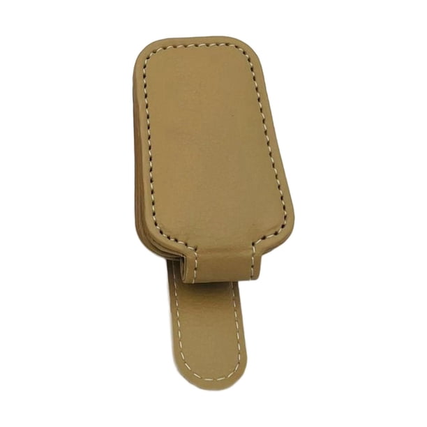 Organizador multifuncional para gafas de sol Sunnimix clip para Coche visera beige