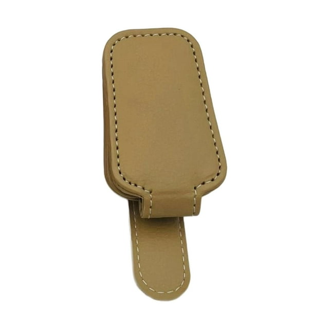 Organizador multifuncional para gafas de sol Sunnimix clip para Coche visera beige