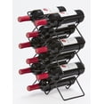 thumbnail image 4 of Mango Steam 10 Bottle Wine Rack Black, 4 of 9
