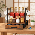 Rustic Mug Rack Coffee Pod Holder, Rustic Brown, For 56-Count Vertuo Capsules - Walmart.com