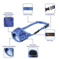 thumbnail image 4 of Bozal de perro Heele Fashion, suave, de nailon para perros, color azul cielo, tamaño mediano, 4 of 7
